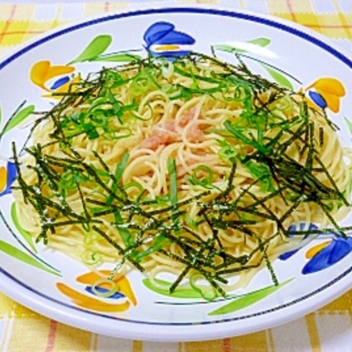 大葉が香る♪めんたいマヨパスタ